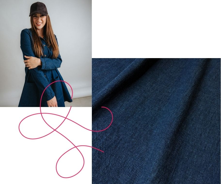 Šaty Taren Denim