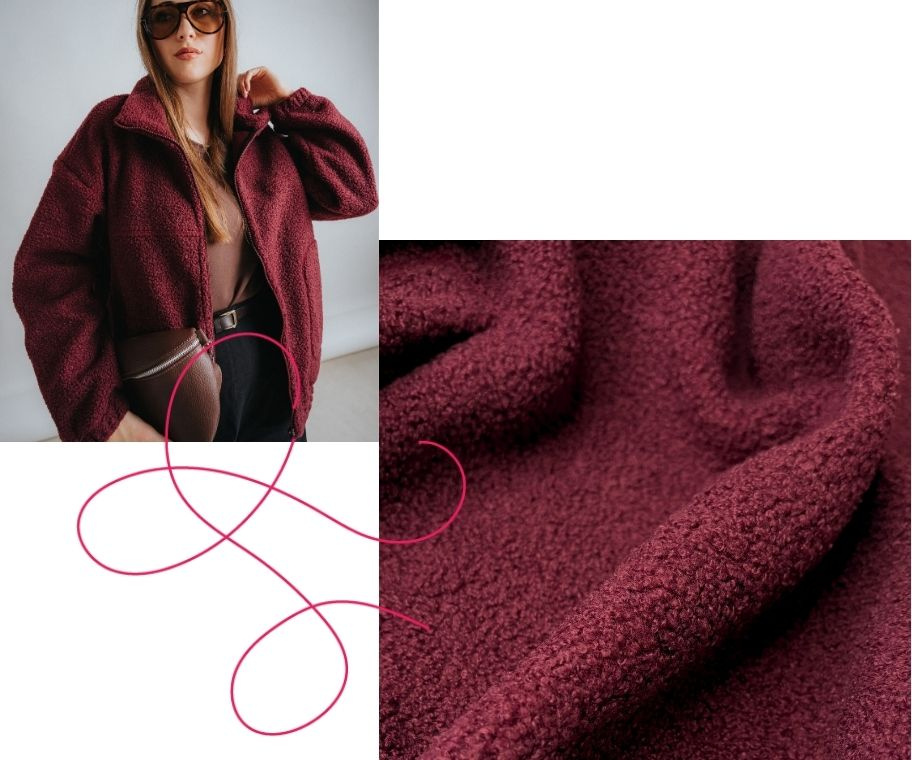 Dámská bunda Moa Burgundy