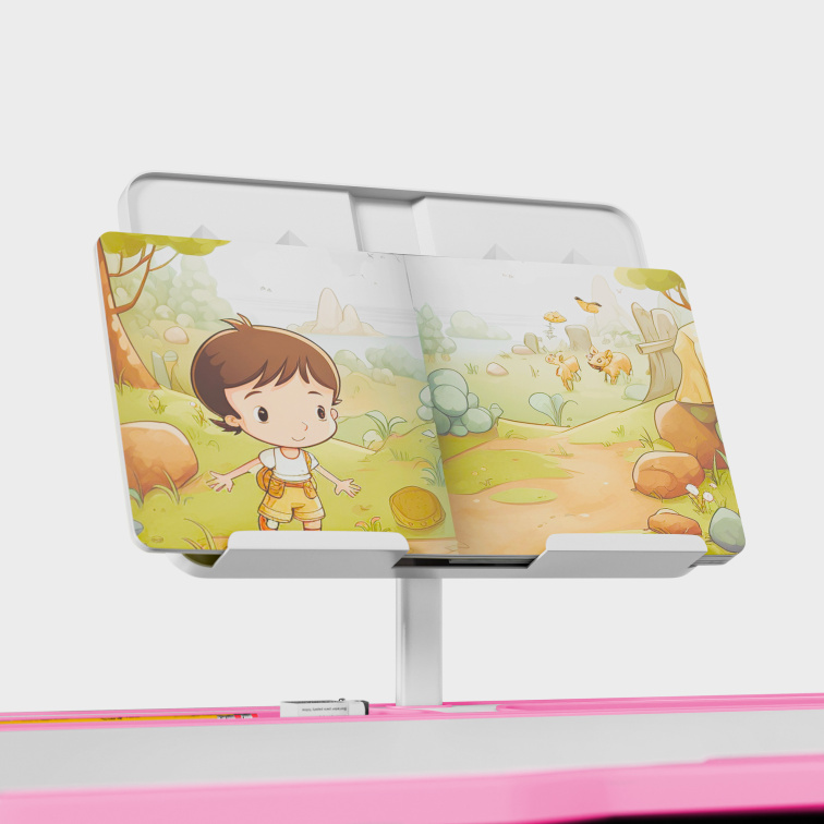 Dětský nastavitelný psací stůl Mark Adler Study 3.0 Růžová/Pink