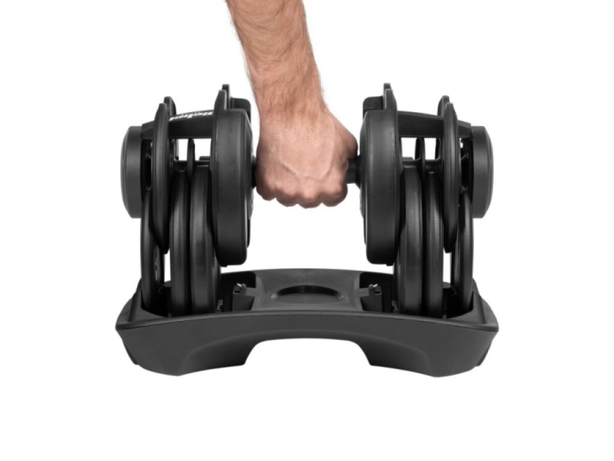 Nastaviteľná jednoručná činka 40 kg, REBEL ACTIVE