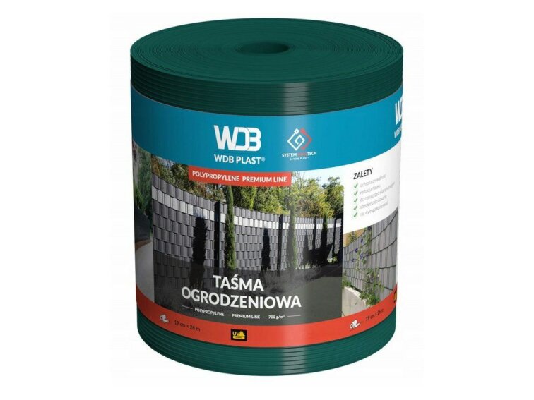 PP takarószalag PREMIUM LINE RAL 6005 – ZÖLD 19cmx26m