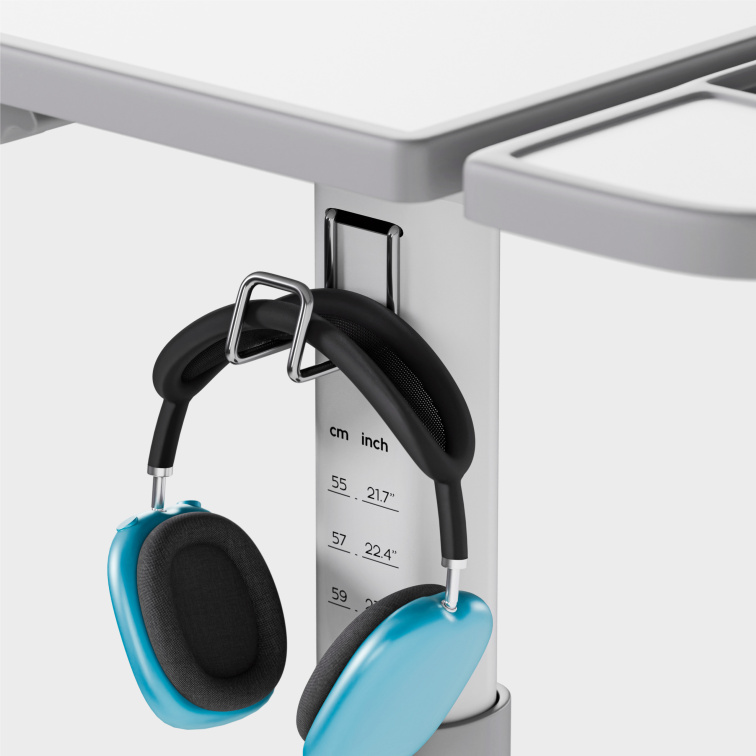 Dětský nastavitelný psací stůl Mark Adler Study 3.0 Šedý/Grey