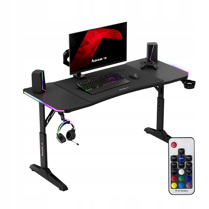 Herní stůl Huzaro Hero 3.6 RGB Černý/Black