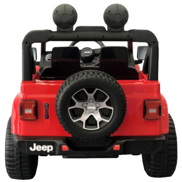 Jeep Wrangler Rubicon elektromos kisautó – piros