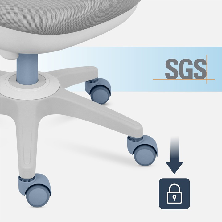 Detská stolička Mark Adler JUNIOR 4.7 Sivá