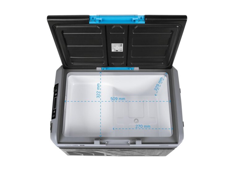 Profesionálna kompresorová cestovná chladnička TEESA s funkciou mrazenia 40L DC12/24 AC 230V