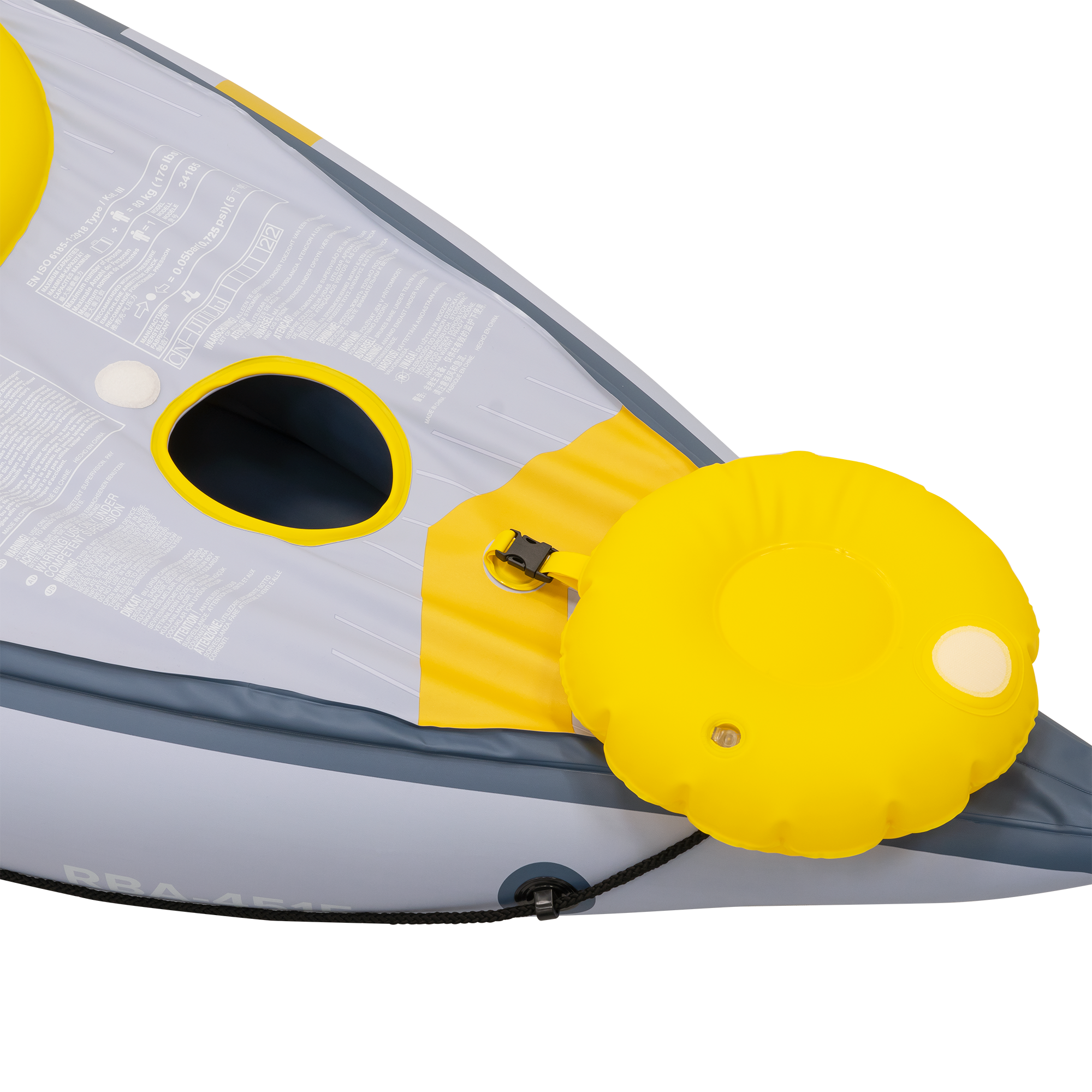 Nafukovací kajak REBEL ACTIVE RBA-4515, 282x90x43