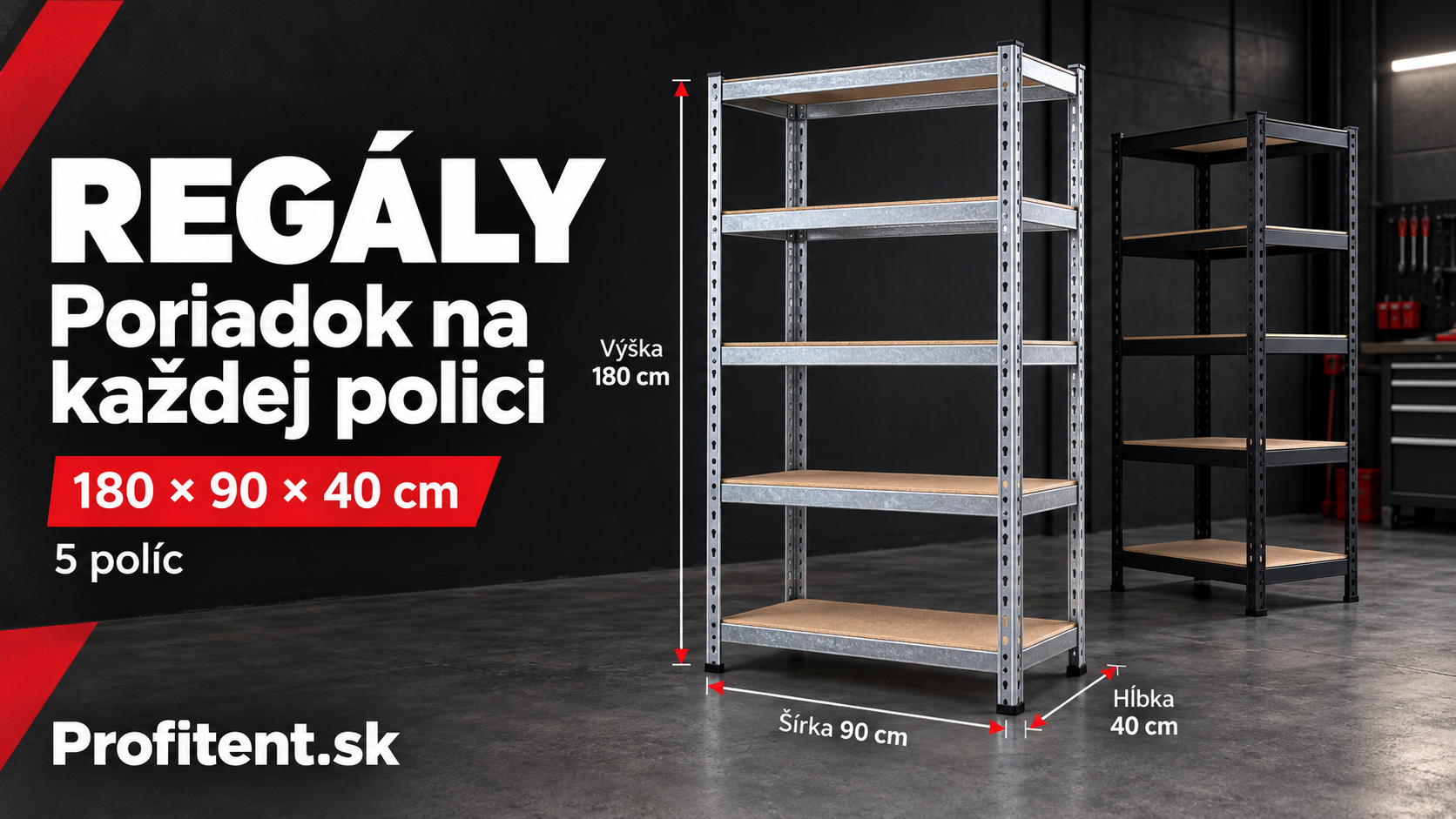 Ako vybrať regály do garáže, dielne a skladu?