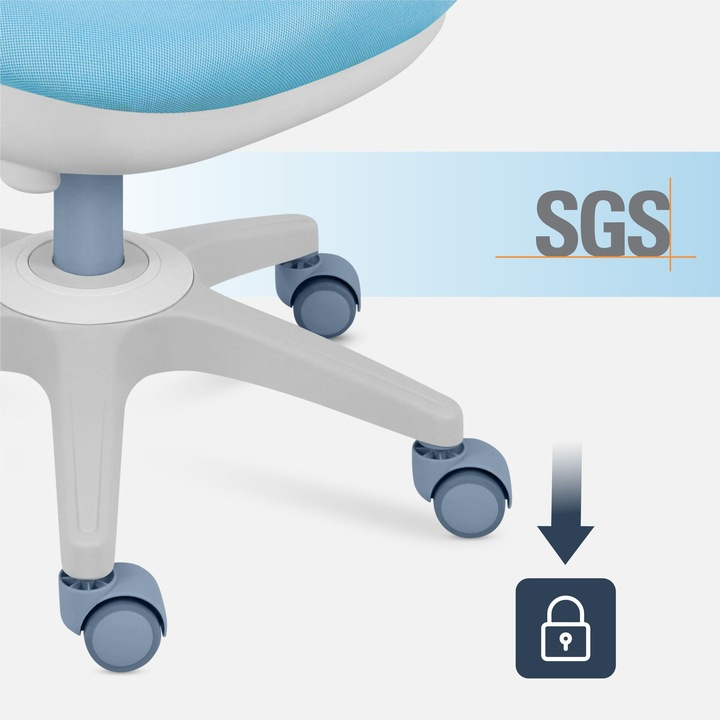 Detská stolička Mark Adler JUNIOR 4.7 Modrá