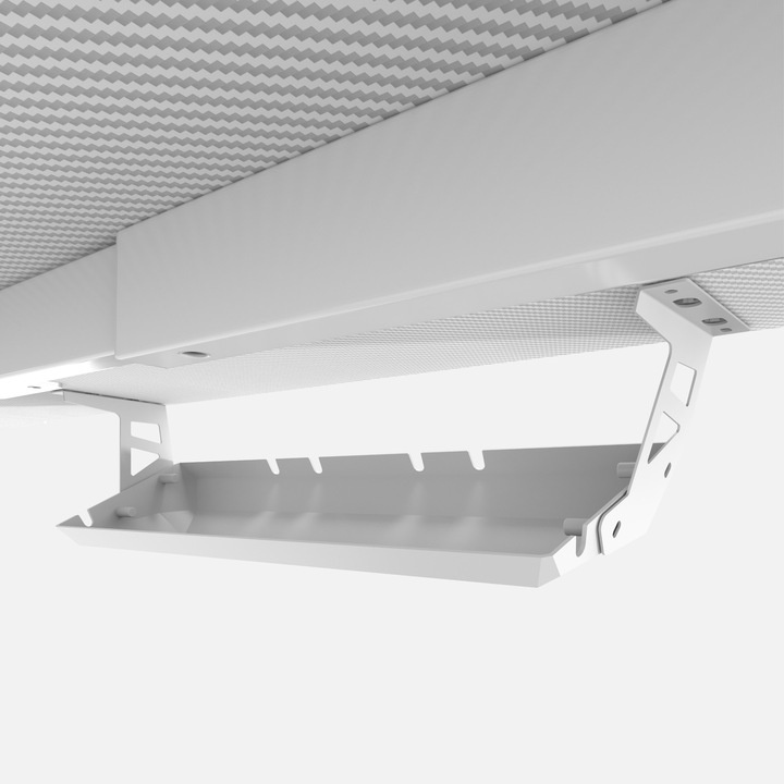 Herný stôl Huzaro Hero 3.3 White RGB + Podložka XXL