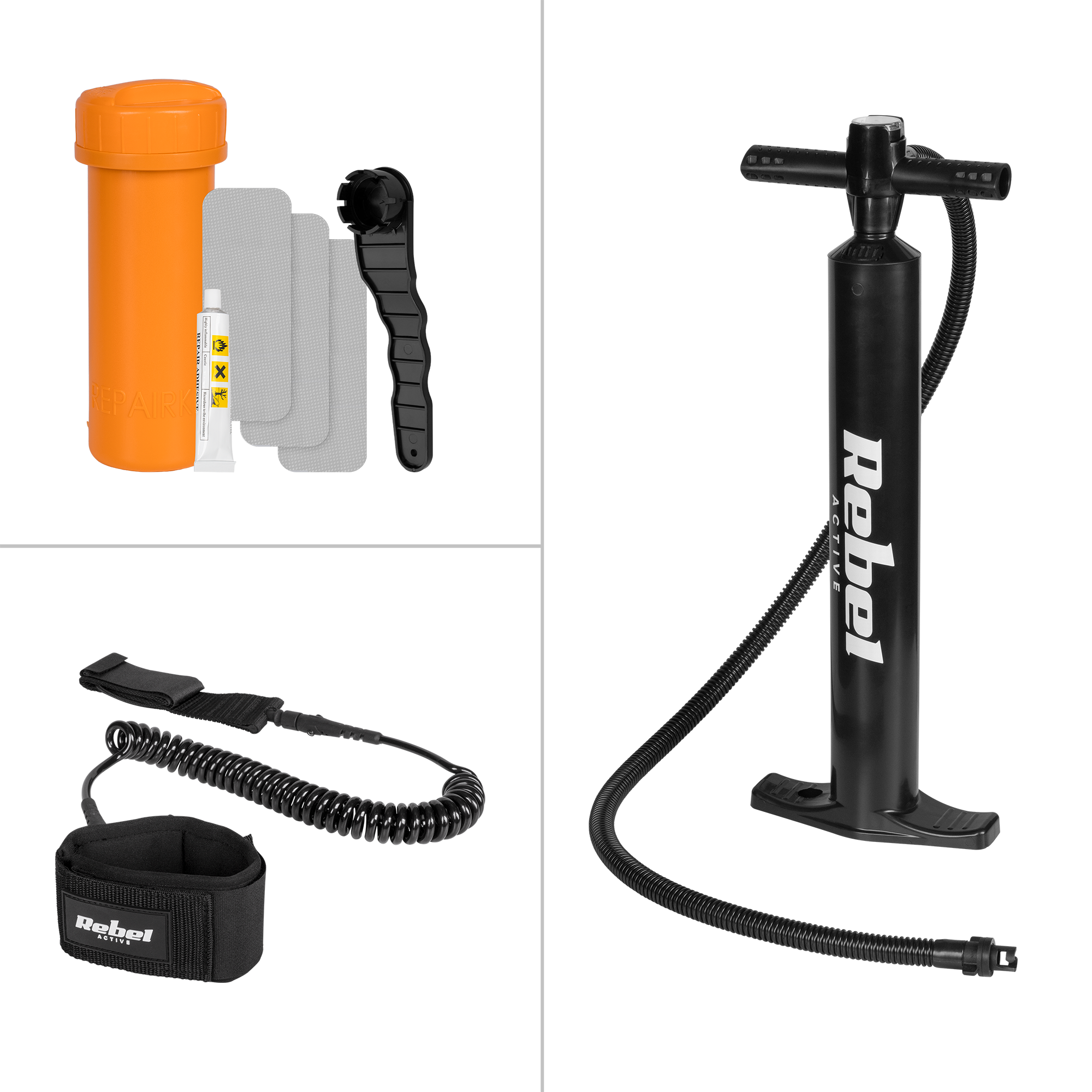 Paddleboard REBEL ACTIVE 244x76x10, nafukovací, sada