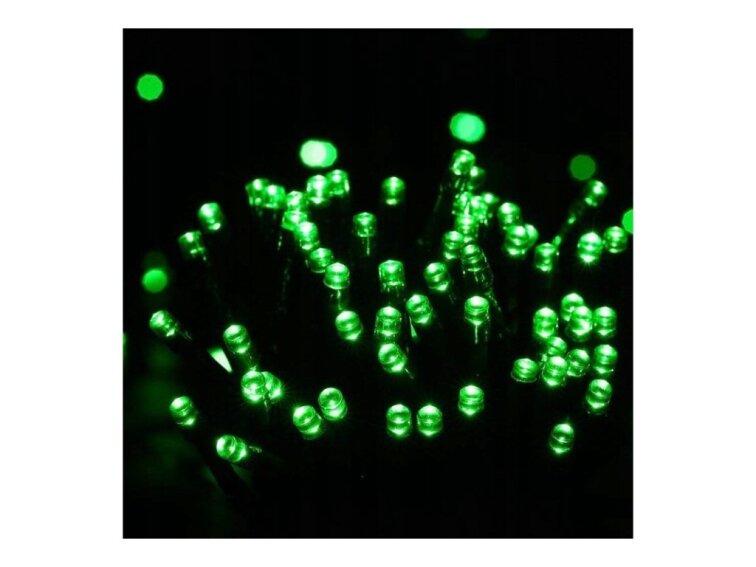 Vianočné svetielka na stromček, Reťaz 200x LED, 8 režimov, ZELENÁ