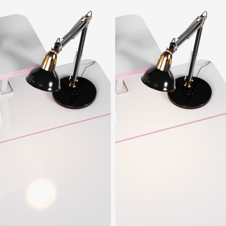 Dětský nastavitelný psací stůl Mark Adler Study 3.7 Růžový/Pink