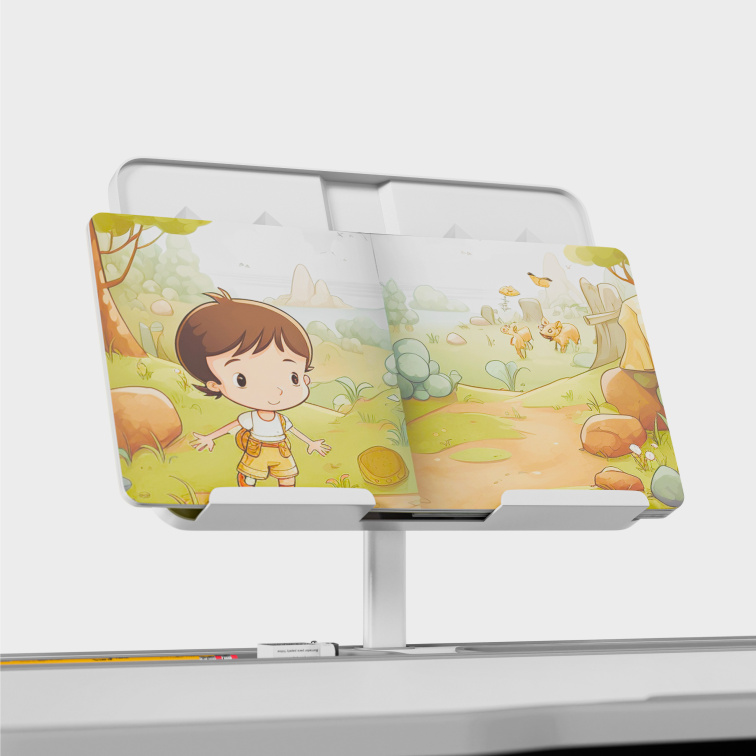 Dětský nastavitelný psací stůl Mark Adler Study 3.0 Šedý/Grey