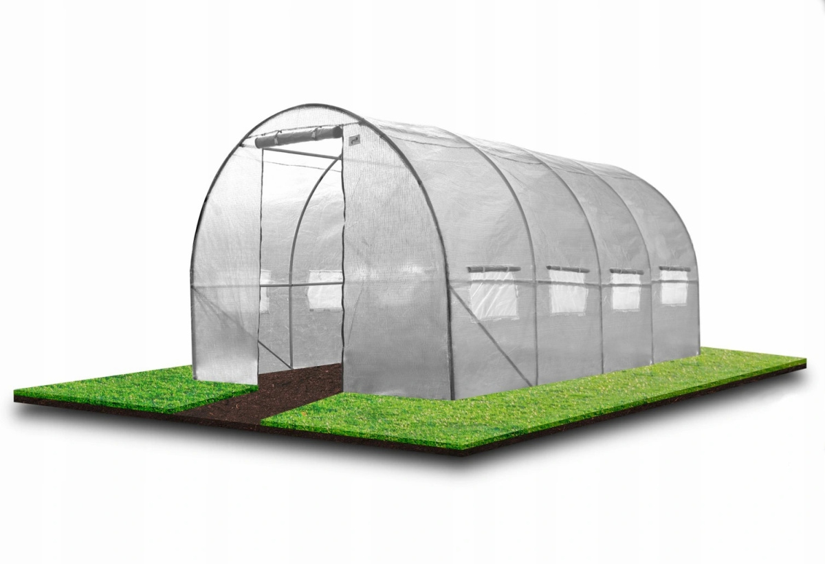 Záhradný fóliovník 2.5x4 s UV filtrom BIELY - 4 Segmentový