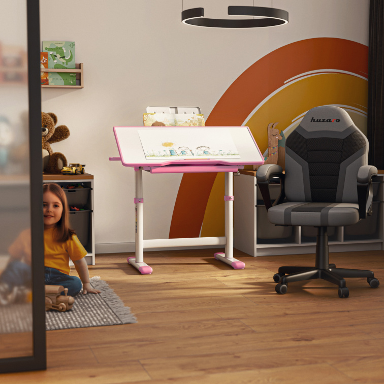 Dětský nastavitelný psací stůl Mark Adler Study 3.0 Růžová/Pink