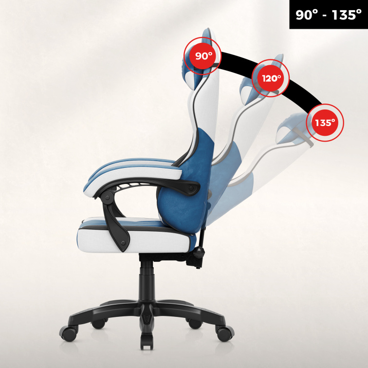 Herná stolička Huzaro Force 2.7 Modrá Velúr