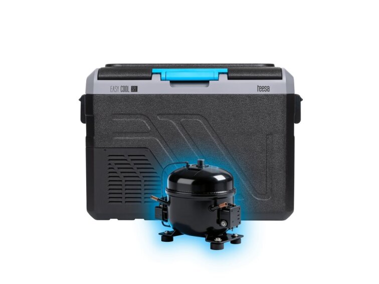 Profesionálna kompresorová cestovná chladnička TEESA s funkciou mrazenia 32L DC12/24 AC 230V