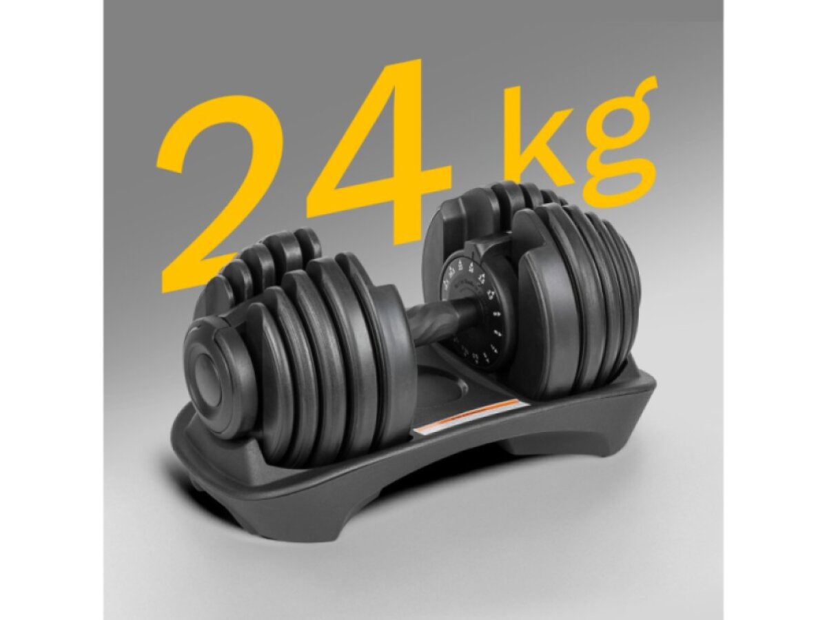 Nastaviteľná jednoručná činka 24 kg, REBEL ACTIVE