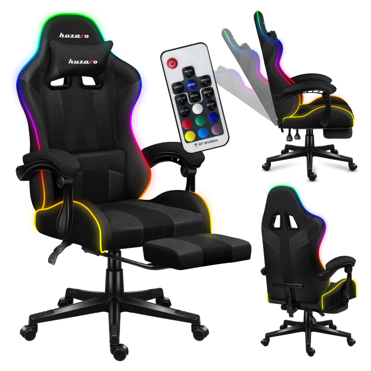Herná stolička HUZARO Force 4.7 RGB MESH