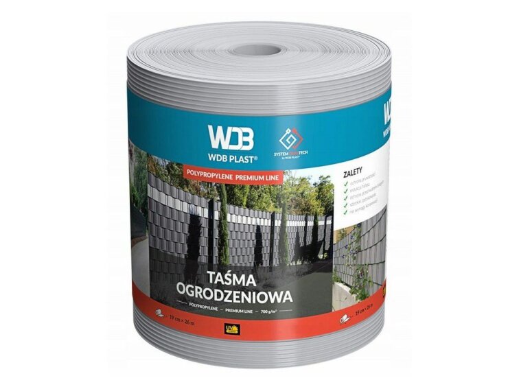 PP takarószalag PREMIUM LINE RAL 7040 – SZÜRKE 19cmx26m