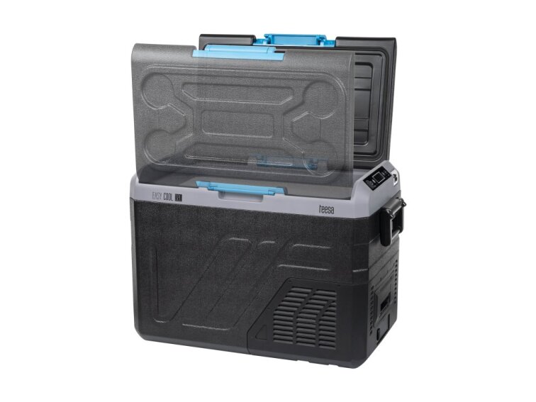 Profesionálna kompresorová cestovná chladnička TEESA s funkciou mrazenia 32L DC12/24 AC 230V, možnosť napájania z batérie