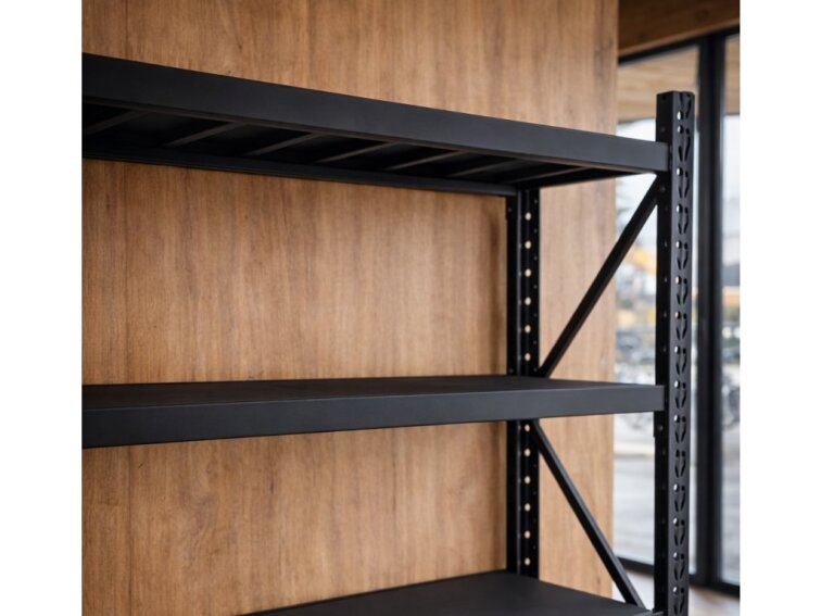 Celokovový regál 200x200x60, 4 police, nosnosť 800 kg