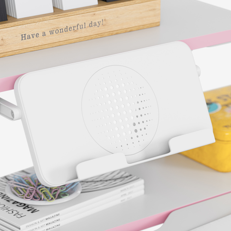 Dětský nastavitelný psací stůl Mark Adler Study 3.7 Růžový/Pink