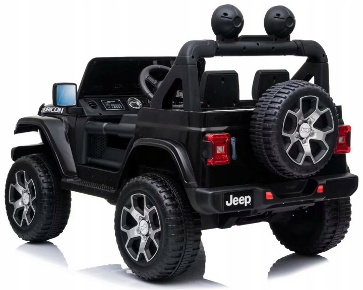 Jeep Wrangler Rubicon elektromos kisautó – fekete