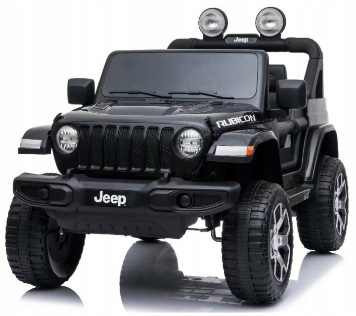 Jeep Wrangler Rubicon elektromos kisautó – fekete