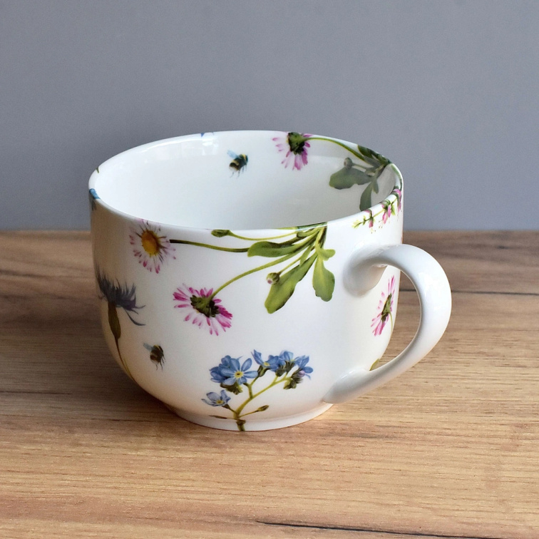 Porcelánový MAXI hrnek 650 ml - Bylinky