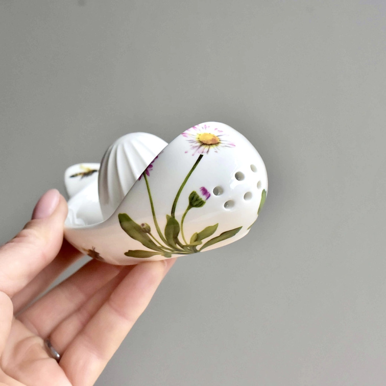 Porcelánový lis na citron - Fialka