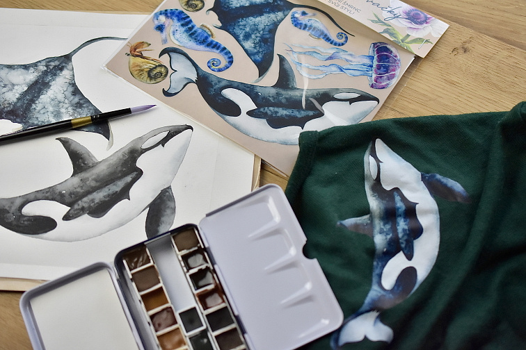 Nažehlovačky na oblečení - Růže II.