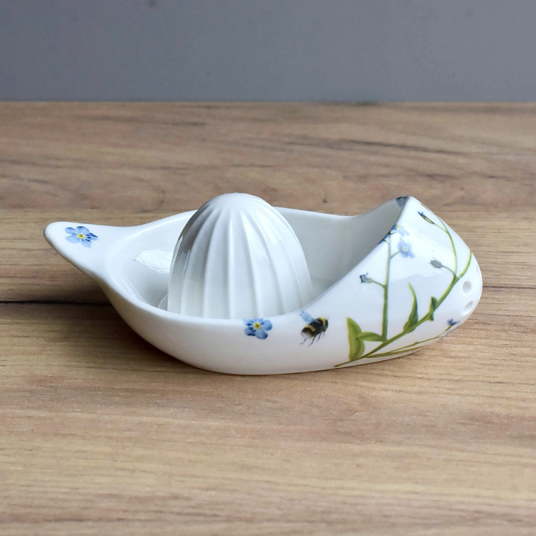 Porcelánový lis na citron - Fialka