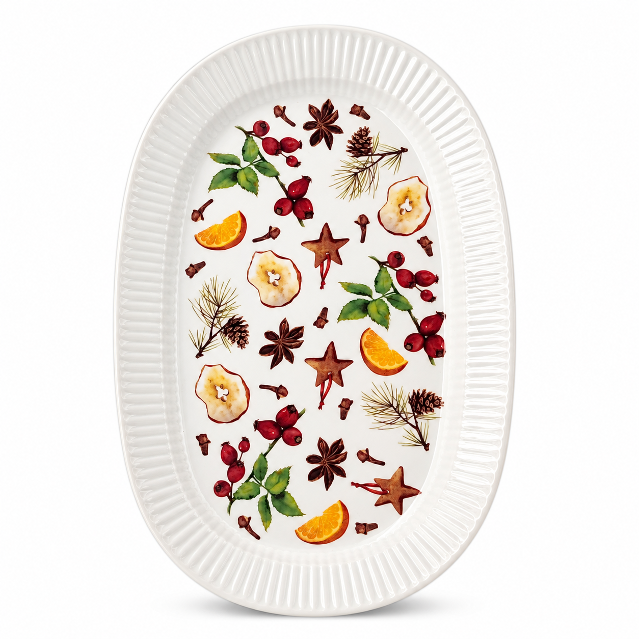 Porcelánová vánoční sada - Štědrý den