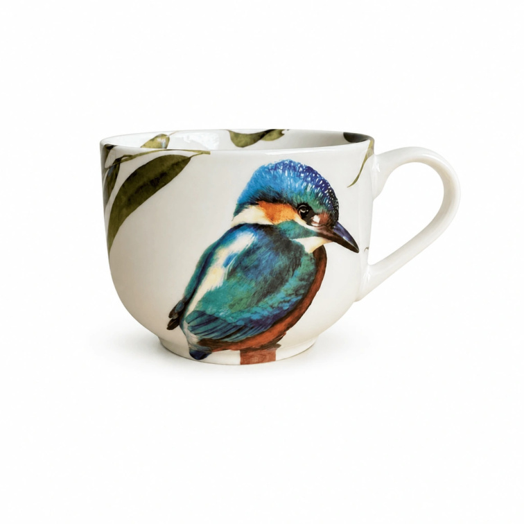 Porcelánový MAXI hrnek 650 ml - Bylinky