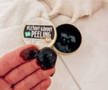 Kávový pleťový peeling 3v1 BIO