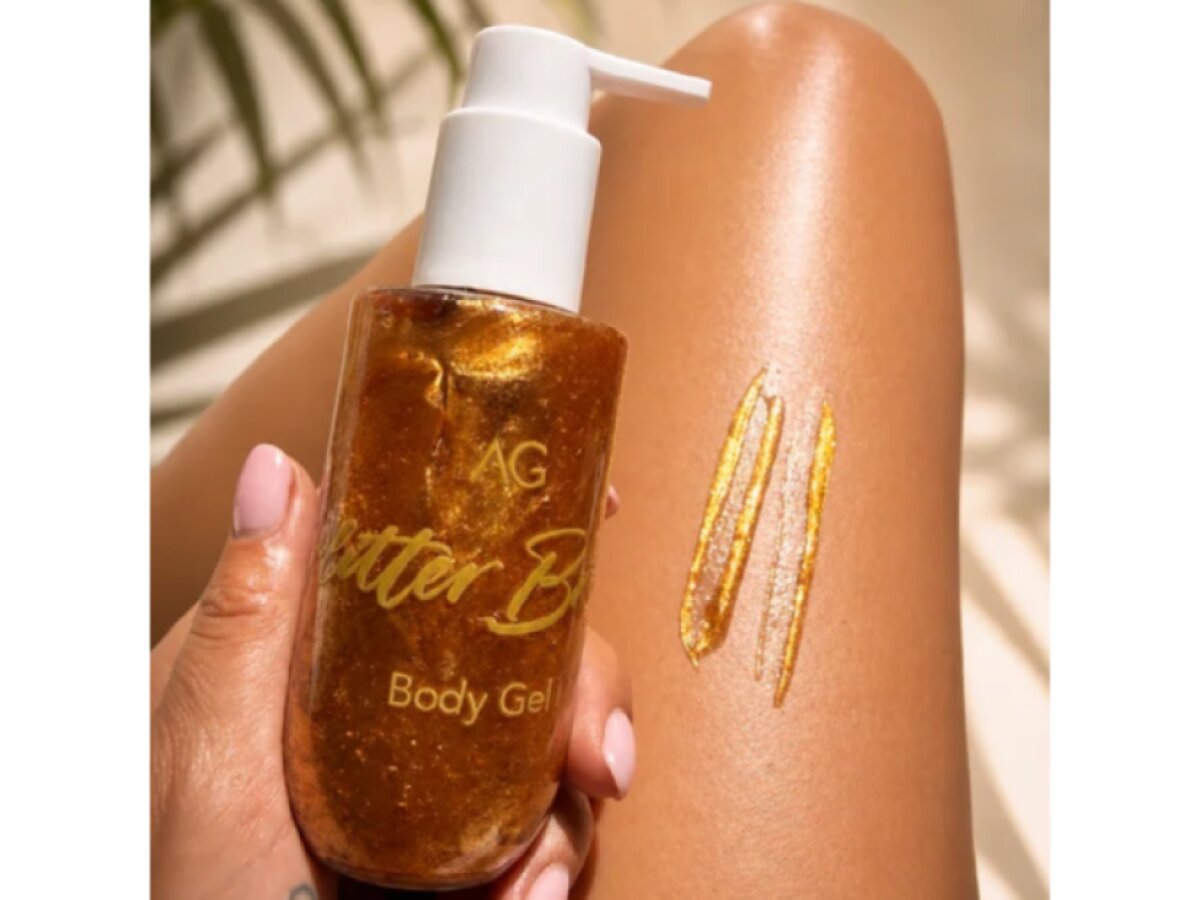 Třpytivý tělový olej AG Beauty