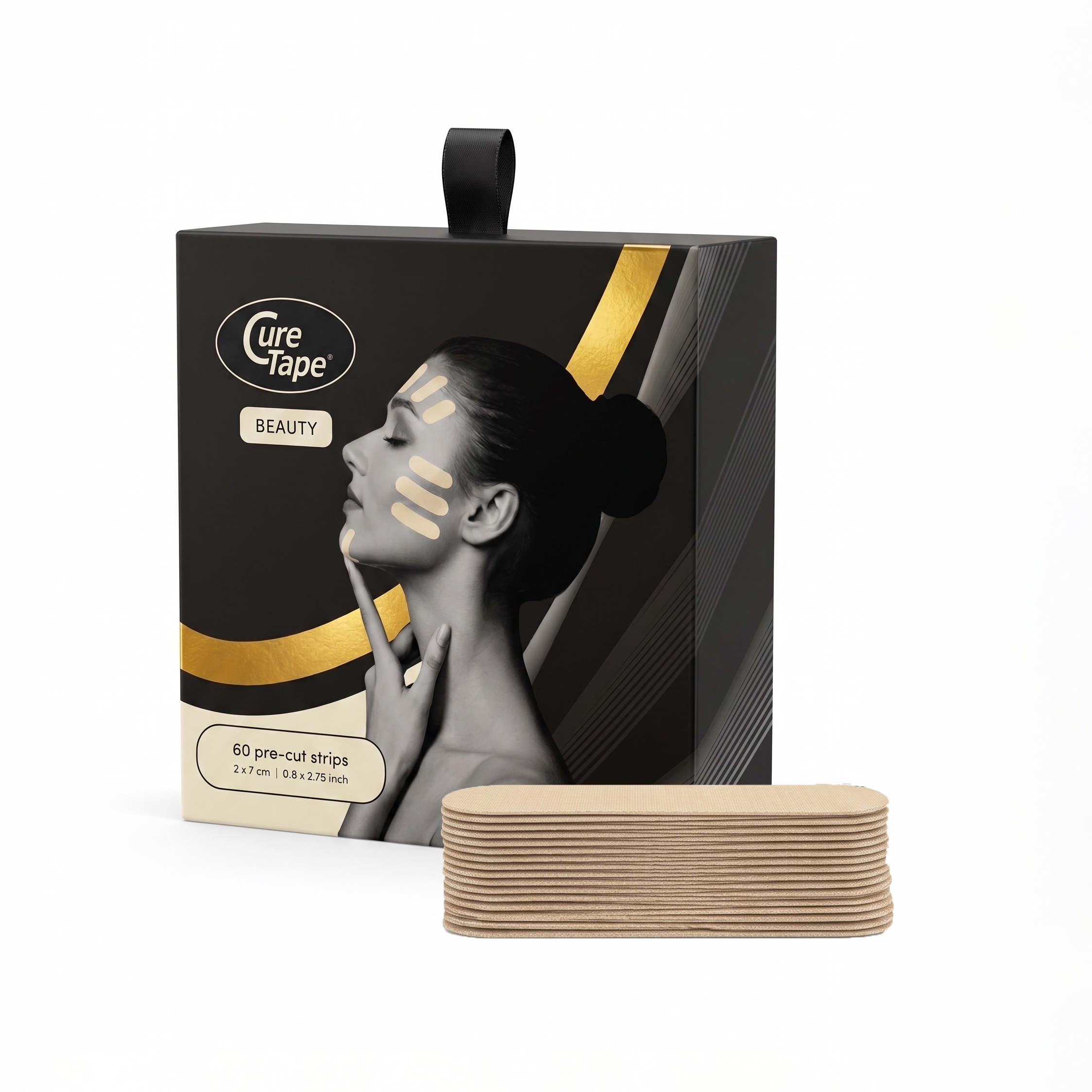 CureTape® Beauty pro tejpování obličeje 2,5 cm