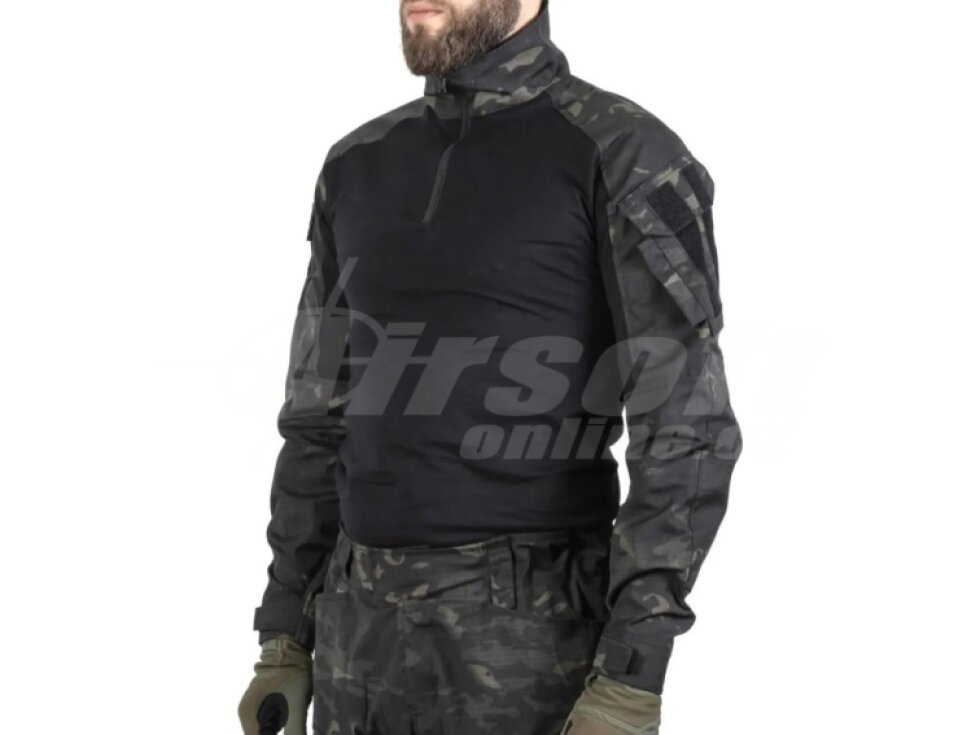 Taktické bojové tričko Rip-Stop SATAC Combat G3 - MC Black, Specna Arms