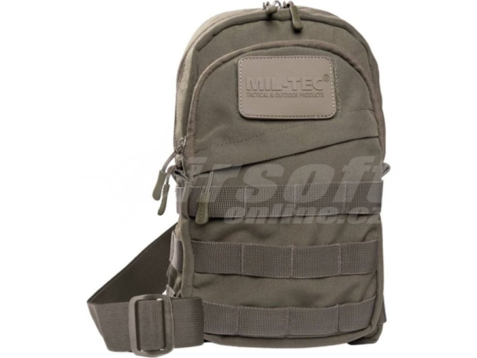 Jednoramený MOLLE batoh - zelený, Mil-Tec