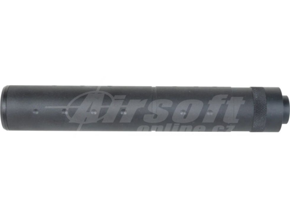 Hliníkový tlumič VLTR 30x190mm - černý, 14x1 levotočivý, A.C.M., TD032H