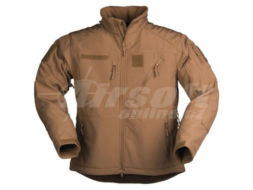 Bunda Softshell SCU14 - písková TAN, Mil-Tec