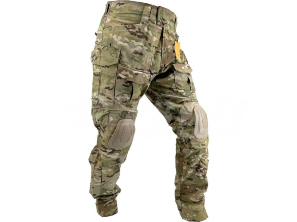 Taktické rip-stop kalhoty s chrániči kolen G3M - Multicam, CONQUER Tactical Gear