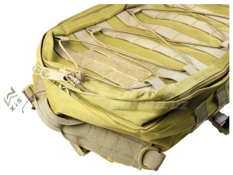 Taktický ADS batoh s MOLLE 30 - 35L - pískový TAN, SixMM