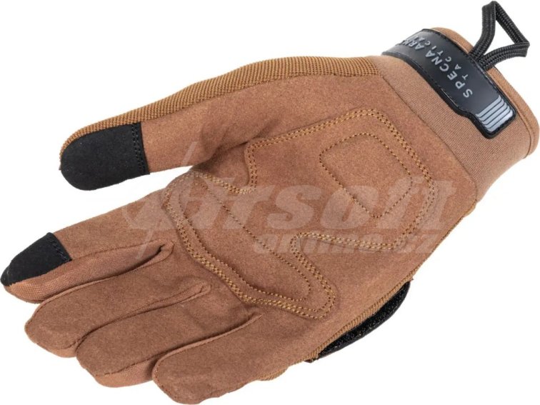 Taktické rukavice SATAC VANGUARD™ - pískové TAN, Specna Arms