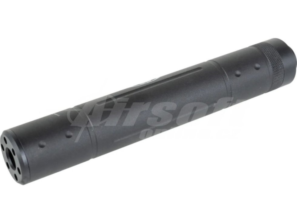 Hliníkový tlumič 32x190mm - černý, 14x1 levotočivý, A.C.M., TD032G