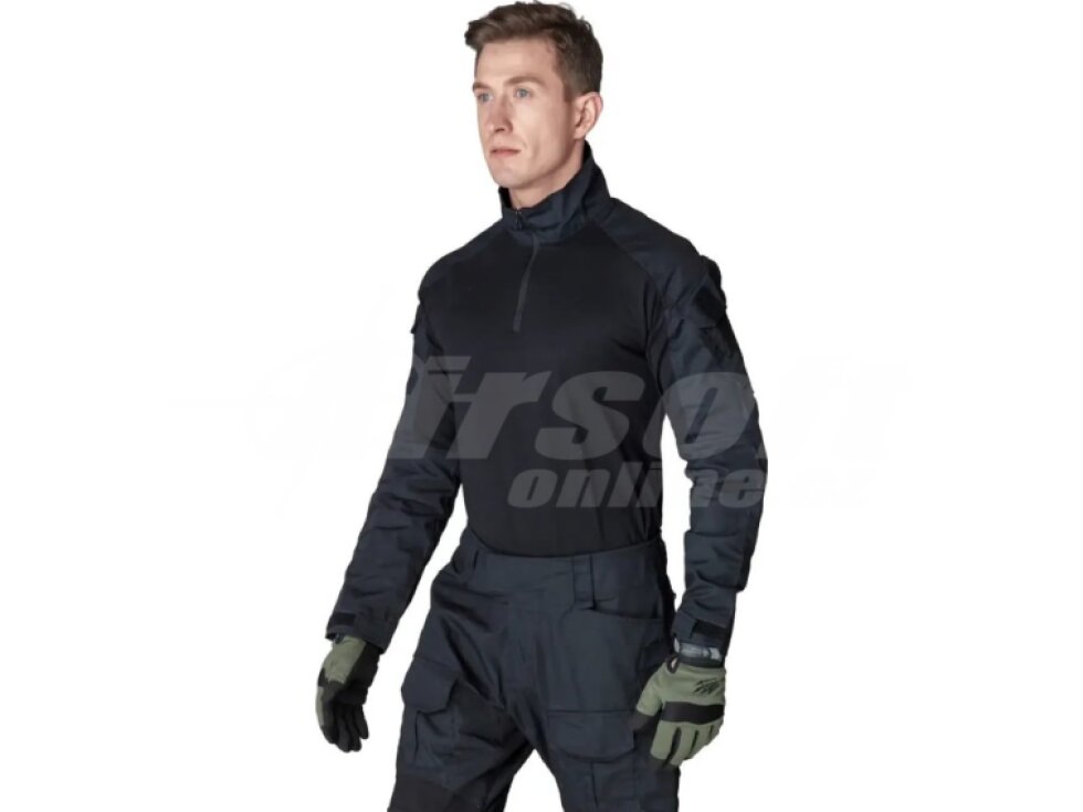 Taktické bojové tričko Rip-Stop SATAC Combat G3 - černé, Specna Arms