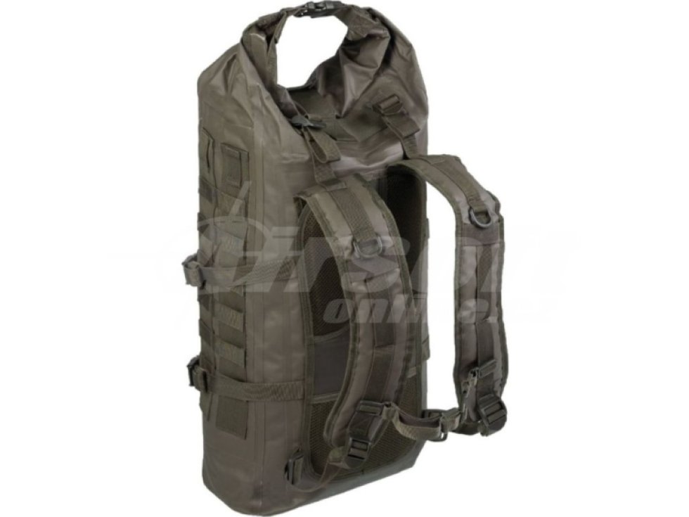 Nepromokavý batoh Seals - zelený, Mil-Tec