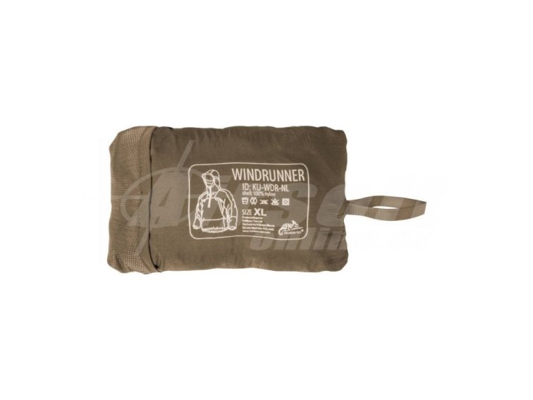 Bunda větrovka Windrunner® WindPack® Nylon - Alpha Green, Helikon-Tex
